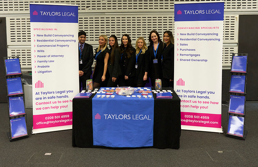 Taylors Legal stand at London Home Show 2024